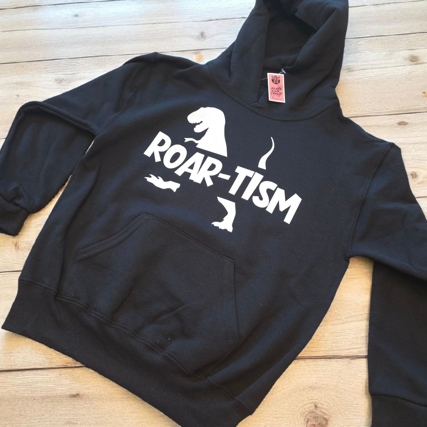 Roar-tism Autism Awareness Kids Hoodie