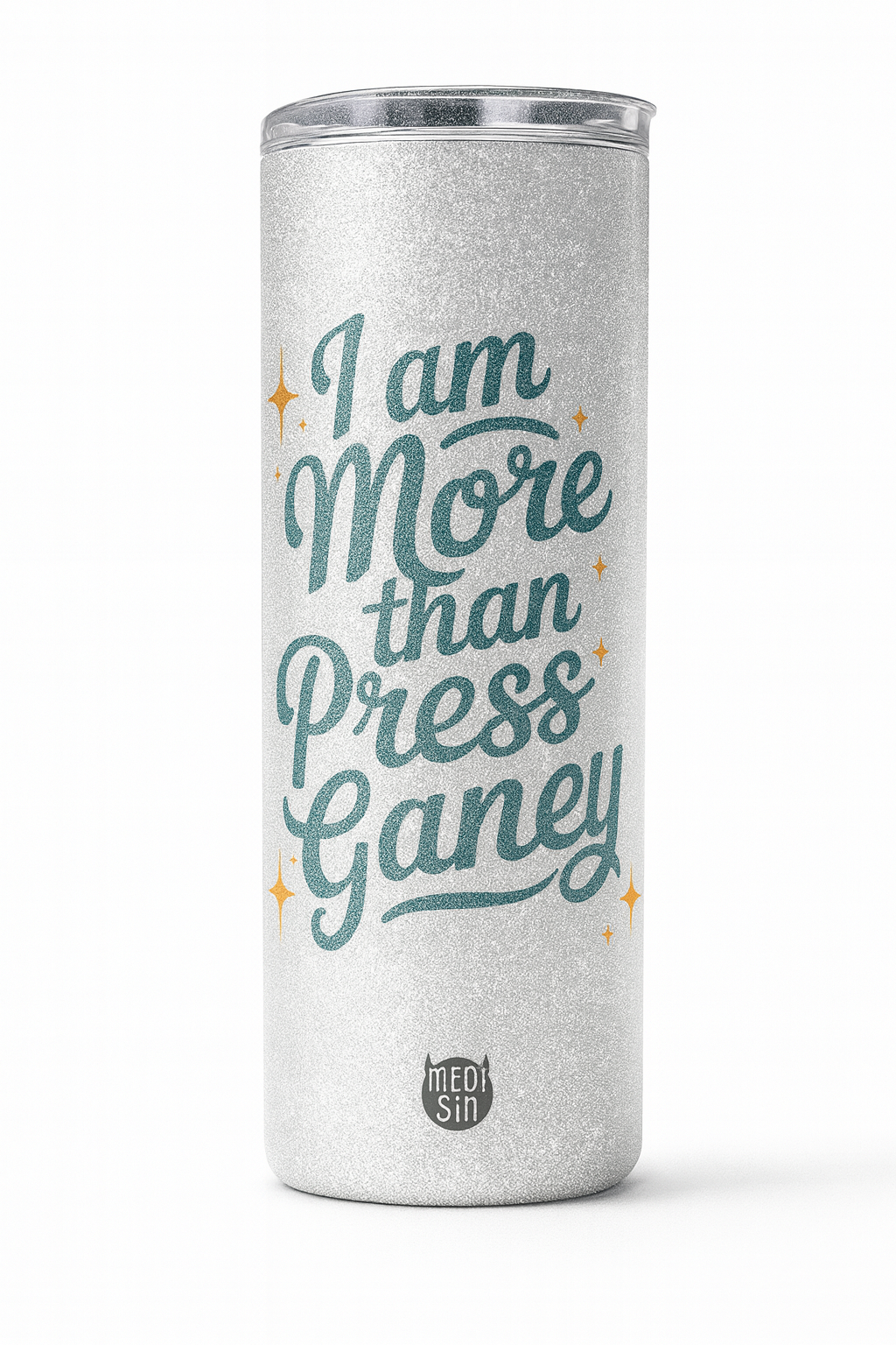 More Than Press Ganey Glitter Tumbler