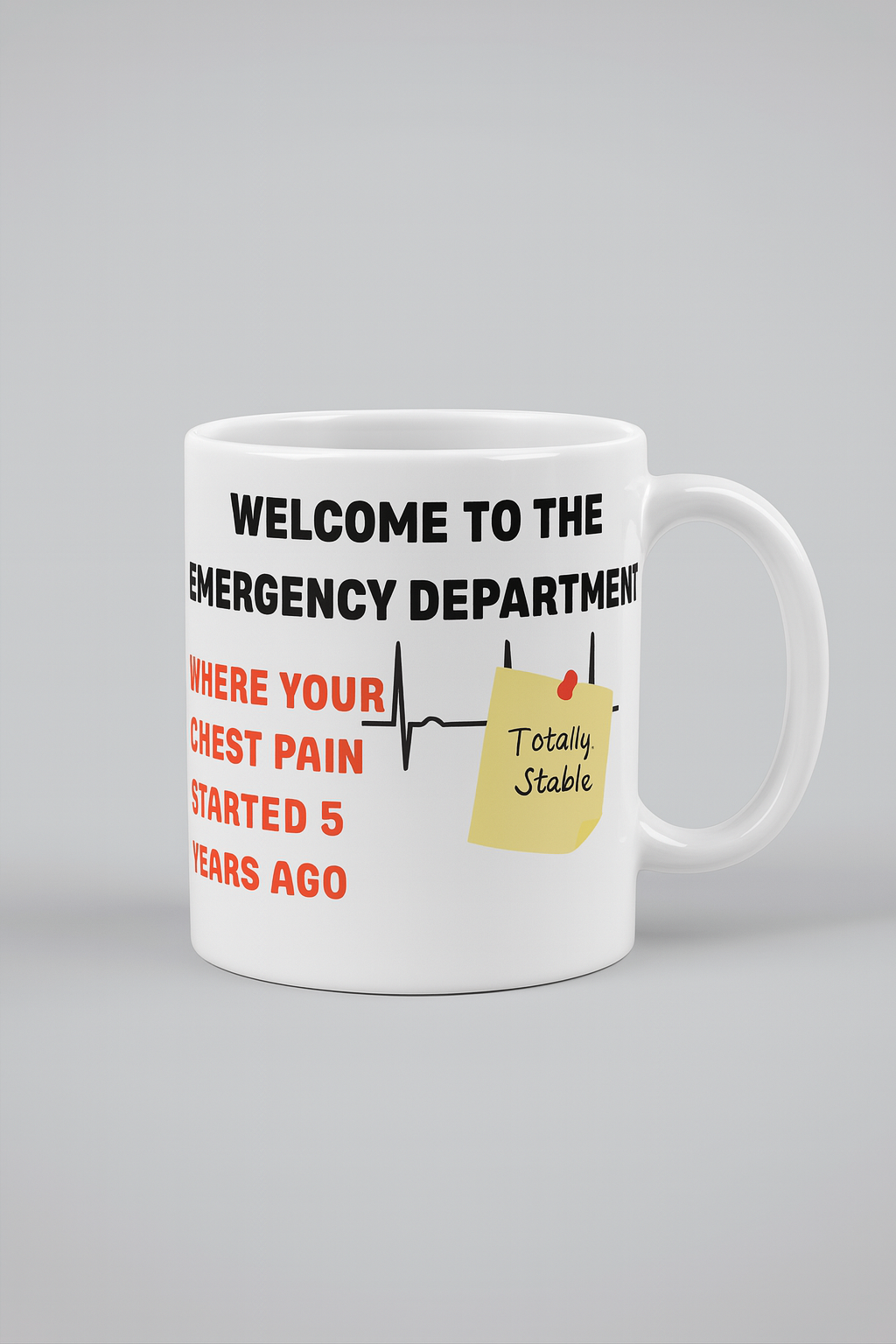 Five Years Chest Pain Mug