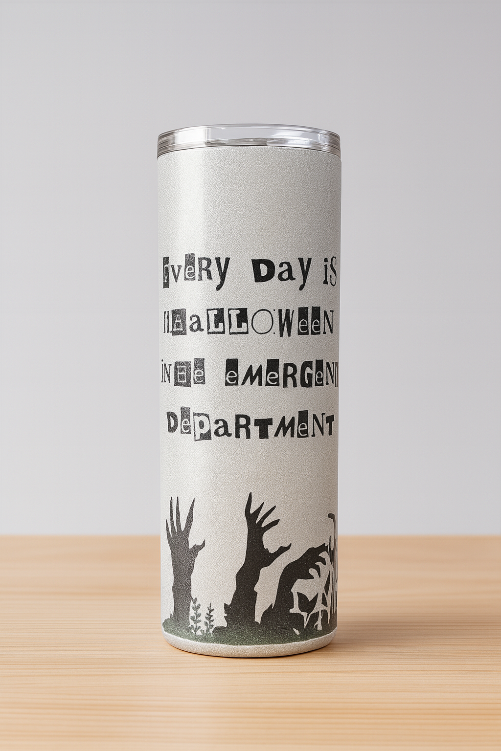 Every Day Is Halloween Glitter Tumbler