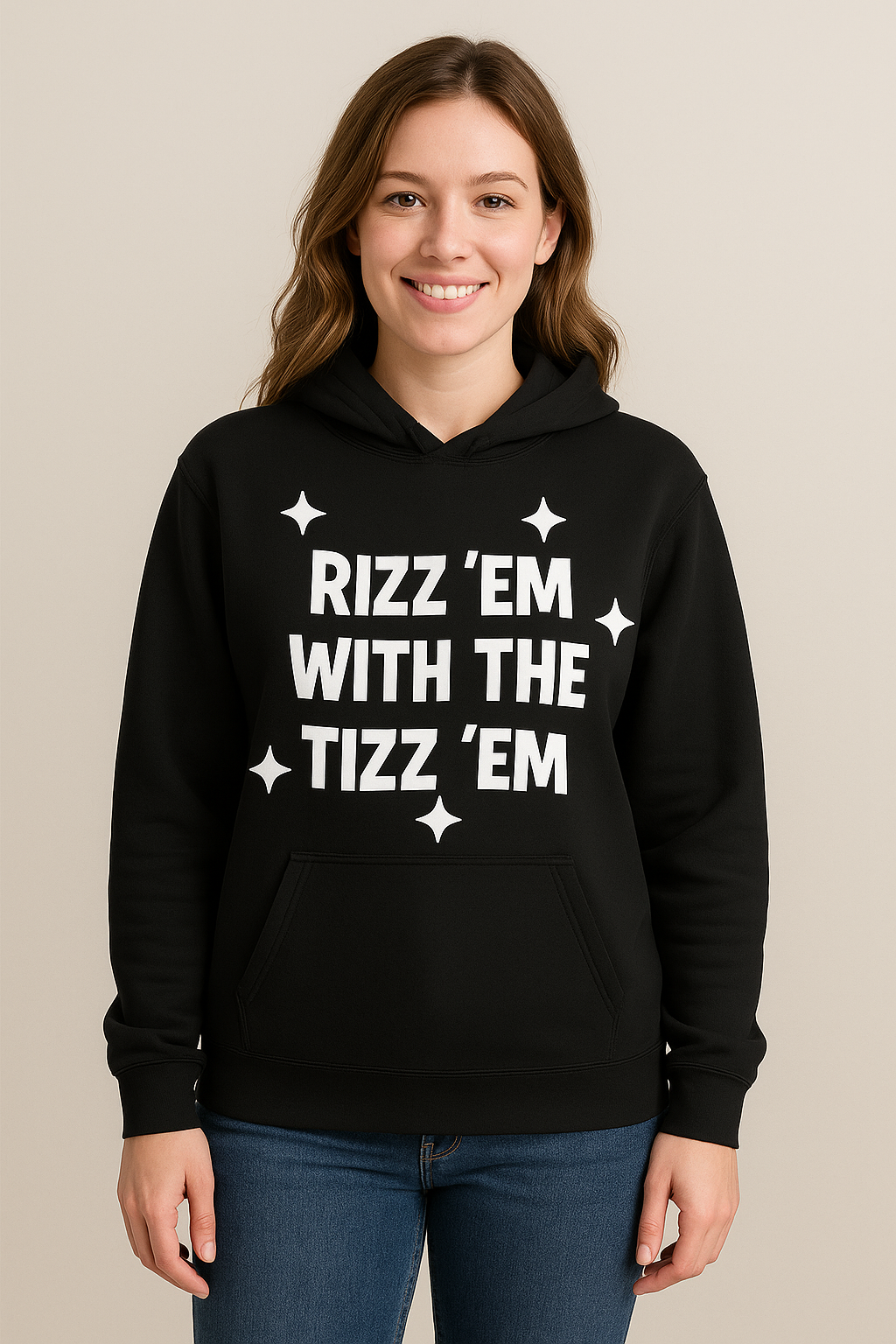 Rizz 'Em Adults Unisex Autism Awareness Hoodie