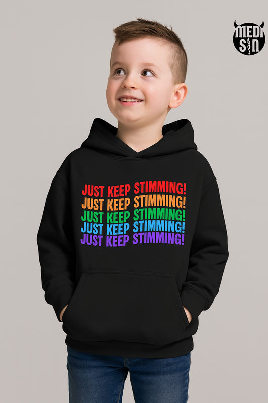 Just Keep Stimming Autism Awareness Youth Hoodie