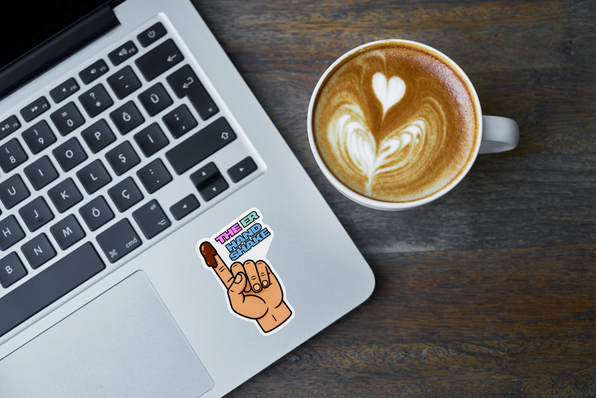 The ER Handshake Sticker