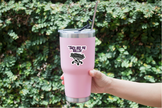 They See Me Rolling Sticker