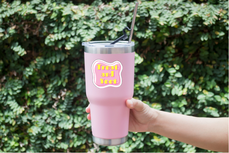 Treat N Yeet Sticker