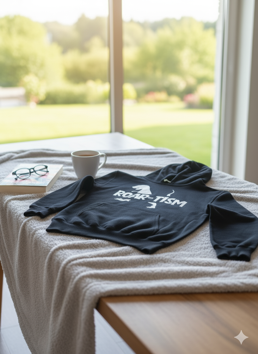 Roar-tism Autism Awareness Kids Hoodie