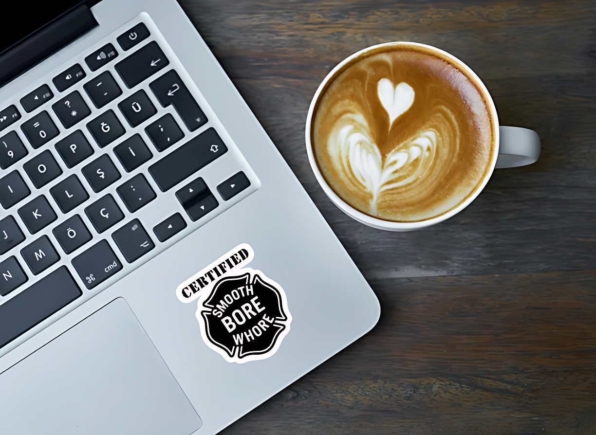 Certified Smooth Bore Whore Sticker