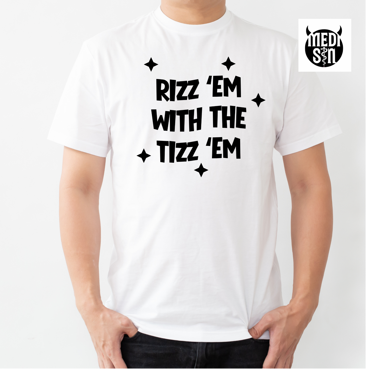Rizz Em With The Tizz Em Unisex Adults Autism Awareness TShirt