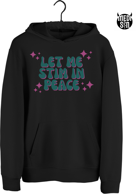 Let Me Stim In Peace Autism Awareness Youth Hoodie
