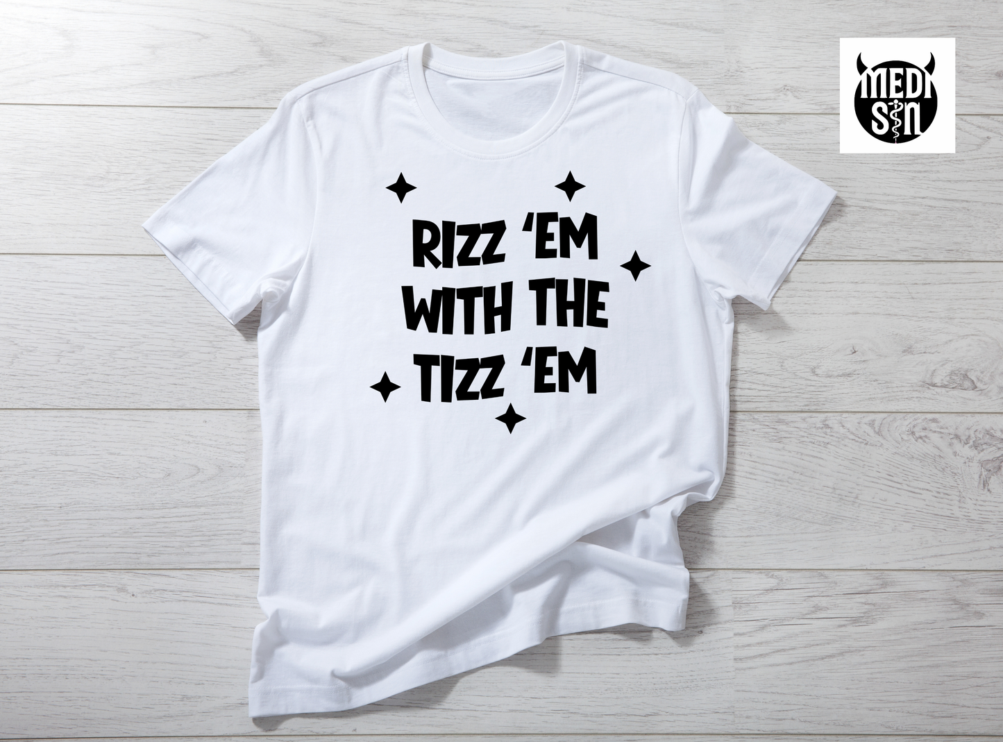 Rizz Em With The Tizz Em Unisex Adults Autism Awareness TShirt